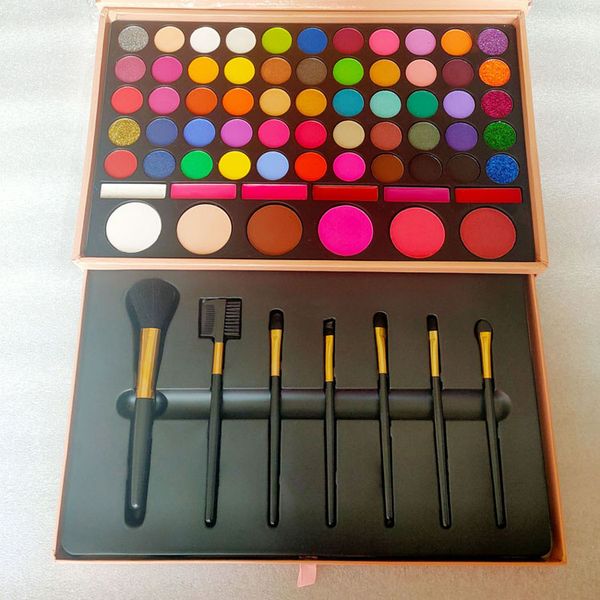brand 61color eye shadow palette set 7pcs makeup brush blush glitter matte shimmer ing
brand 61color eye shadow palette set 7pcs makeup brush blush glitter matte shimmer ing