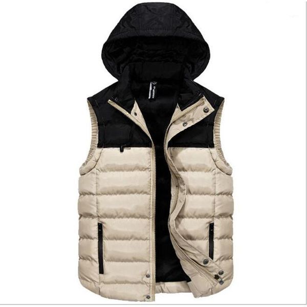 men's vest winter hoodes down cotton vest warm wave new style male zipper 2020 plus size 3xl shierxi1, Black;white
men's vest winter hoodes down cotton vest warm wave new style male zipper 2020 plus size 3xl shierxi1, Black;white