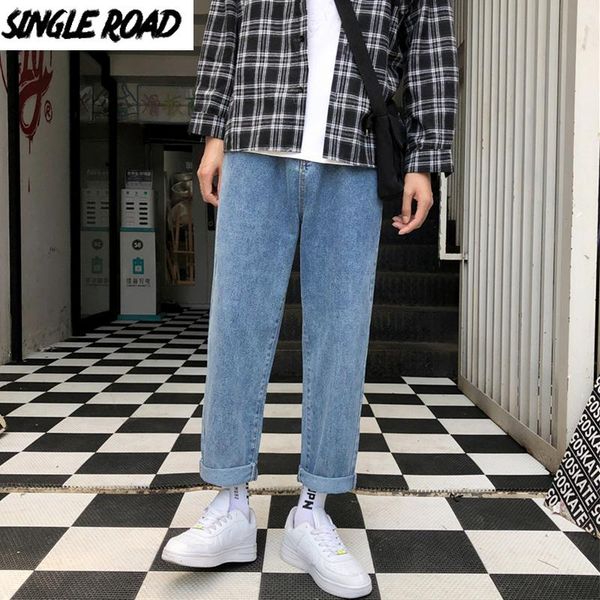 singleroad mens jeans men 2020 oversized wide leg korean style denim pants harajuku japanese streetwear blue baggy jeans for men
singleroad mens jeans men 2020 oversized wide leg korean style denim pants harajuku japanese streetwear blue baggy jeans for men
