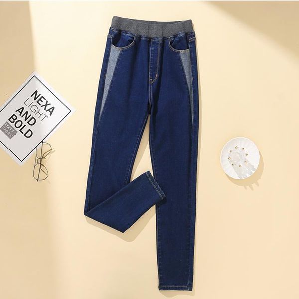women's jeans autumn patchwork elastic waist pencil pants denim female stretch skinny trousers mujer plus size panelled cowboy, Blue
women's jeans autumn patchwork elastic waist pencil pants denim female stretch skinny trousers mujer plus size panelled cowboy, Blue