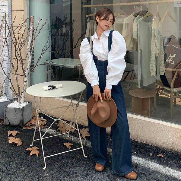 denim overalls ins fashion korean spring autumn high-waist straight-leg loose-fitting double-shoulder jumpsuit, Black;white
denim overalls ins fashion korean spring autumn high-waist straight-leg loose-fitting double-shoulder jumpsuit, Black;white