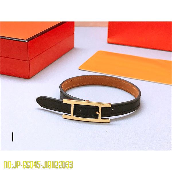 new h real leather fashion brand h brand bracelets for lady design women party wedding lovers gift stainless steel have logo adjust size, Black
new h real leather fashion brand h brand bracelets for lady design women party wedding lovers gift stainless steel have logo adjust size, Black