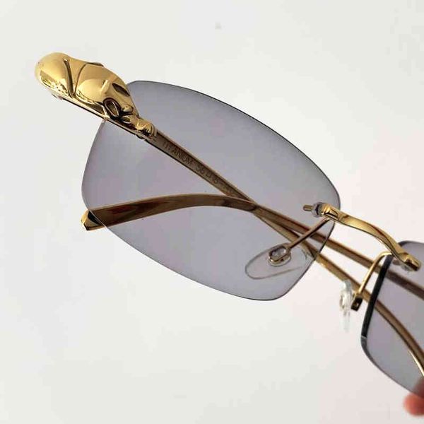2022 factory wholesale model clear eye men panther eyeglasses plain pchromic grey sun shades metal rimless eyewear fej5 sunglasses, White;black
2022 factory wholesale model clear eye men panther eyeglasses plain pchromic grey sun shades metal rimless eyewear fej5 sunglasses, White;black
