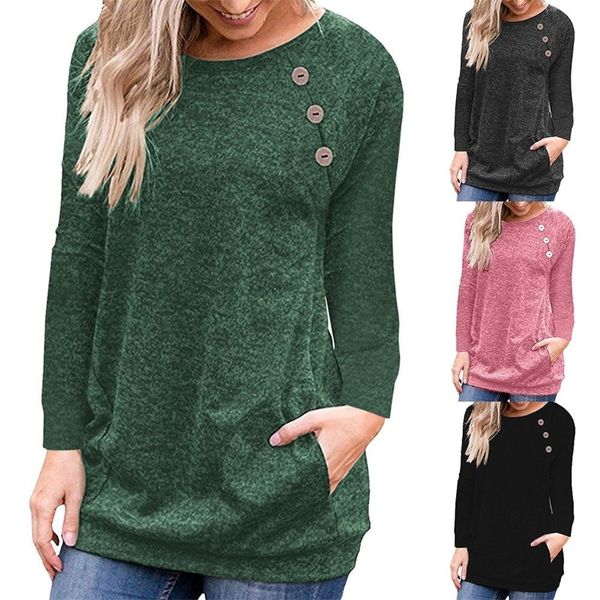 chic women solid color o neck long sleeve button pullover knitted blouse cotton all-match warm women's blouse size s-3xl y200422, White
chic women solid color o neck long sleeve button pullover knitted blouse cotton all-match warm women's blouse size s-3xl y200422, White