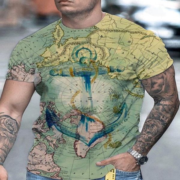 anchor tough guy style men's 3d t-shirt graphic optical illusion short sleeve party street punk and gothic crew neck summer, White;black
anchor tough guy style men's 3d t-shirt graphic optical illusion short sleeve party street punk and gothic crew neck summer, White;black