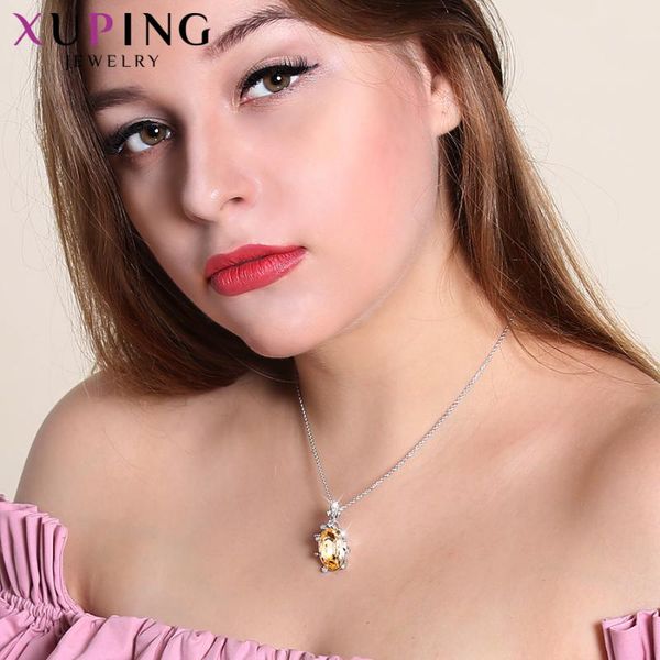 pendant necklaces xuping pendantl necklace crystals from elegant jewelry special christmas birthday exquisite gift for ladies s152-40246, Silver
pendant necklaces xuping pendantl necklace crystals from elegant jewelry special christmas birthday exquisite gift for ladies s152-40246, Silver