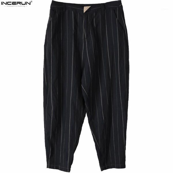 men's pants incerun stylish stripe men casual hiphop harem ankle-length wide legs trousers jogger 5xl plaid black male bottom business1
men's pants incerun stylish stripe men casual hiphop harem ankle-length wide legs trousers jogger 5xl plaid black male bottom business1