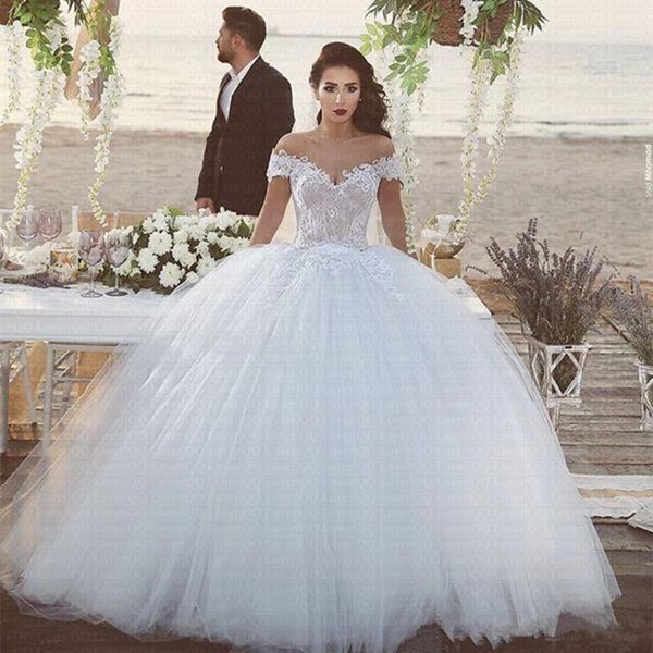 princess ivory tulle ball gown wedding dresses open back plus size lace up wedding gowns off the shoulder v neck bridal dress 2022 arabic du, White
princess ivory tulle ball gown wedding dresses open back plus size lace up wedding gowns off the shoulder v neck bridal dress 2022 arabic du, White