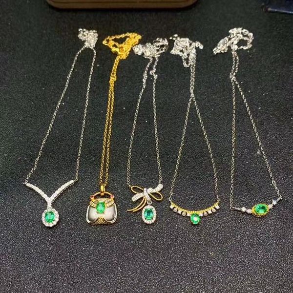 chains meibapj 5 styles natural emerald gemstone pendant necklaces real 925 pure silver green stone fine wedding jewelry for women
chains meibapj 5 styles natural emerald gemstone pendant necklaces real 925 pure silver green stone fine wedding jewelry for women