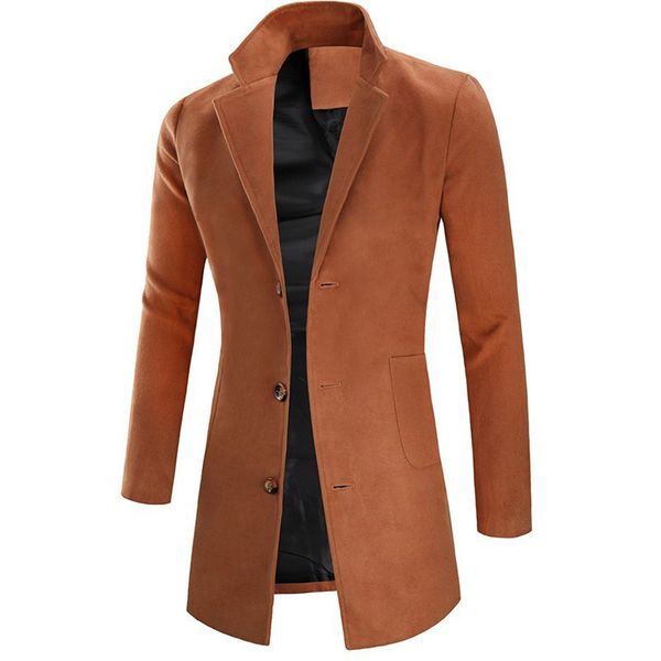 autumn winter quality men's men's wool blends long coat jacket male slim fit cashmere overcoats wool coats business coat, Tan;black
autumn winter quality men's men's wool blends long coat jacket male slim fit cashmere overcoats wool coats business coat, Tan;black