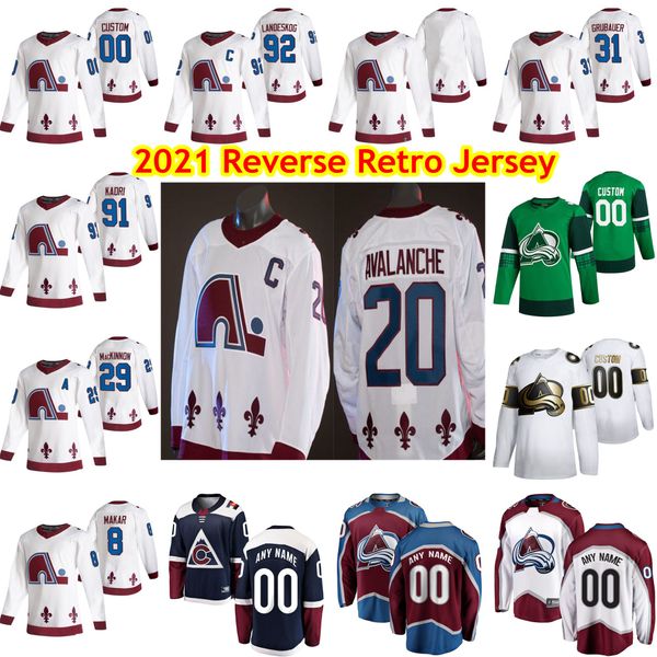 2021 reverse retro colorado avalanche hockey jersey 8 cale makar nathan mackinnon nikita zadorov gabriel landeskog mikko rantanen men custom, Black;red
2021 reverse retro colorado avalanche hockey jersey 8 cale makar nathan mackinnon nikita zadorov gabriel landeskog mikko rantanen men custom, Black;red