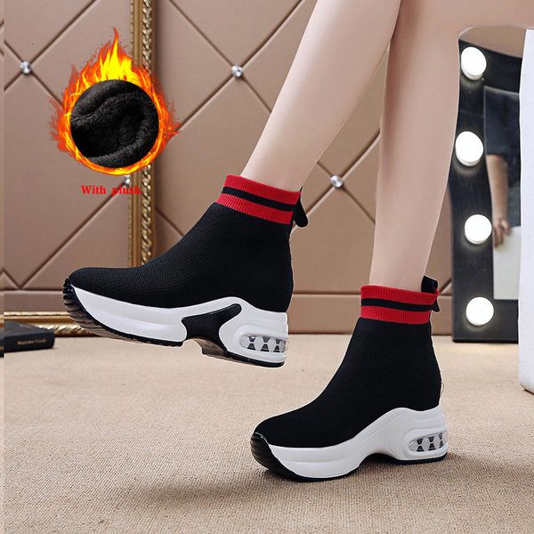2021 new women socks snow height increasing high ladies short boots slip-on shoes footwear fashion mlpw, Black
2021 new women socks snow height increasing high ladies short boots slip-on shoes footwear fashion mlpw, Black