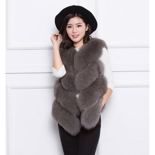 women's fur & faux vest coat stitching jacket short female autumn winter imitation grass slim outwear l1294, Black
women's fur & faux vest coat stitching jacket short female autumn winter imitation grass slim outwear l1294, Black