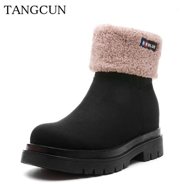 boots tc women brand winter shoes warm black round toe casual wool female snow heightening comfortable nonslip1
boots tc women brand winter shoes warm black round toe casual wool female snow heightening comfortable nonslip1