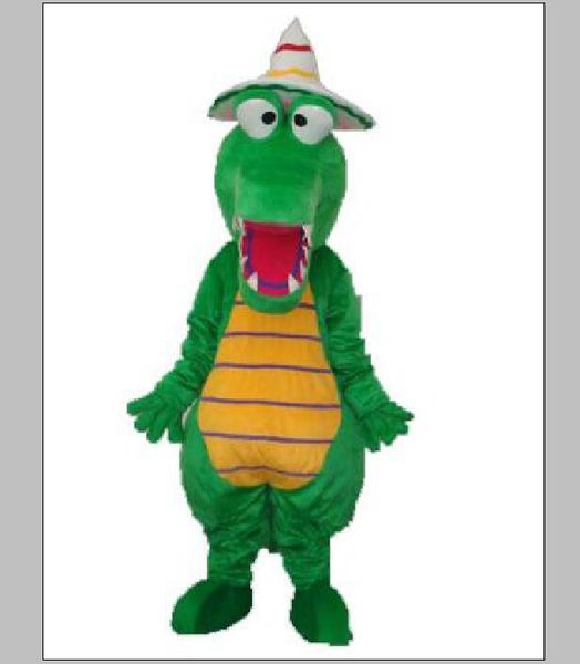 2018 crocodile with hat doll mascot costume halloween birthday party cartoon apparel, Red;yellow
2018 crocodile with hat doll mascot costume halloween birthday party cartoon apparel, Red;yellow