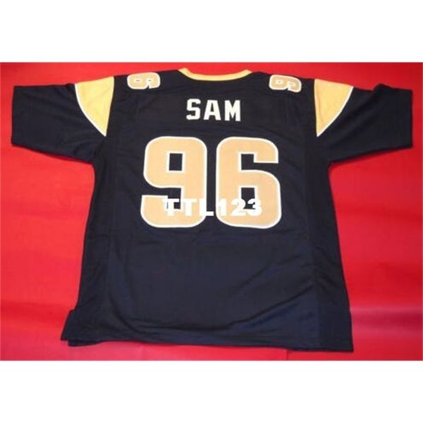 3421 custom #96 michael sam blue college jersey size s-4xl or custom any name or number jersey, Black
3421 custom #96 michael sam blue college jersey size s-4xl or custom any name or number jersey, Black