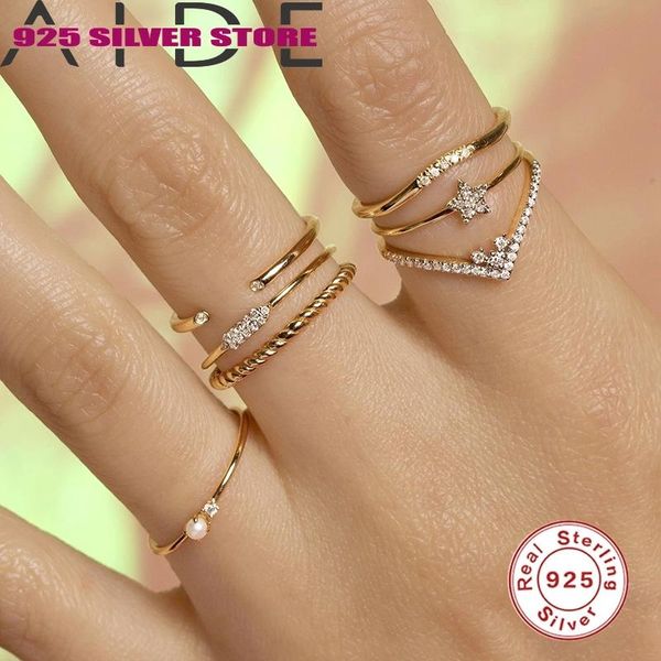 cluster rings aide real 925 sterling silver gold color for women vintage fashion femal jewelry anillos, Golden;silver
cluster rings aide real 925 sterling silver gold color for women vintage fashion femal jewelry anillos, Golden;silver