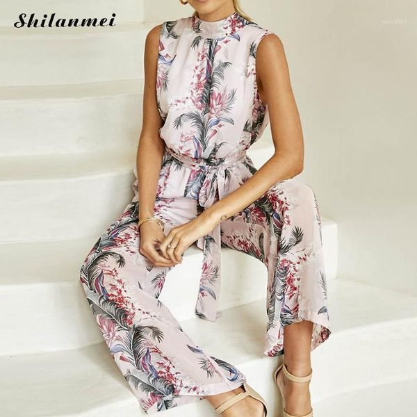 jumpsuits sleeveless women playsuit backless tied 2018 summer romper floral print chiffon long beach overalls1, Black;white
jumpsuits sleeveless women playsuit backless tied 2018 summer romper floral print chiffon long beach overalls1, Black;white