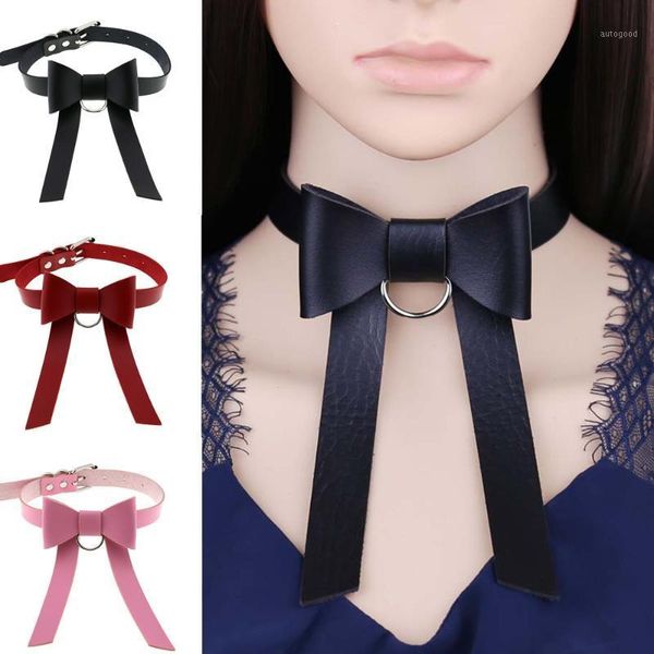 chokers diezi multicolor gothic harajuku vintage bowknot circle pu leather choker necklace women punk collar statement necklaces jewelry1, Golden;silver
chokers diezi multicolor gothic harajuku vintage bowknot circle pu leather choker necklace women punk collar statement necklaces jewelry1, Golden;silver