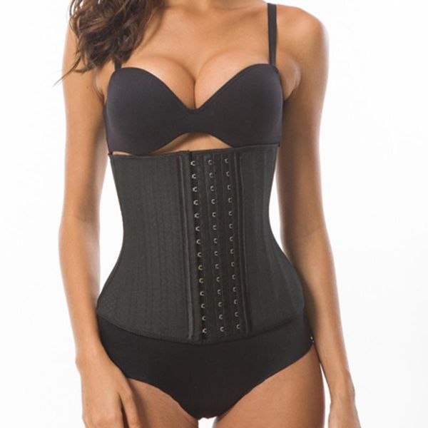 waist support women underwear shaping motion belt and body steel skeleton corset shaper trainer boned corsets, Black;gray 
waist support women underwear shaping motion belt and body steel skeleton corset shaper trainer boned corsets, Black;gray