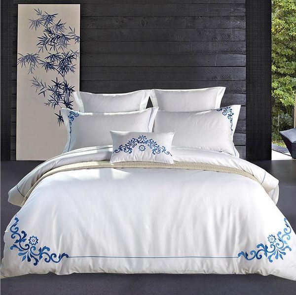 bedding sets 100% cotton embroidered 4pcs beding home festival decoration textile bedclothes minimalism
bedding sets 100% cotton embroidered 4pcs beding home festival decoration textile bedclothes minimalism