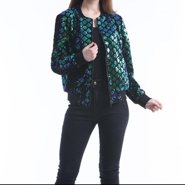 plus size women jacket 2020 fashion sequin patchwork geometric green autumn and winter jacket for women ladies bling coat, Black;brown
plus size women jacket 2020 fashion sequin patchwork geometric green autumn and winter jacket for women ladies bling coat, Black;brown
