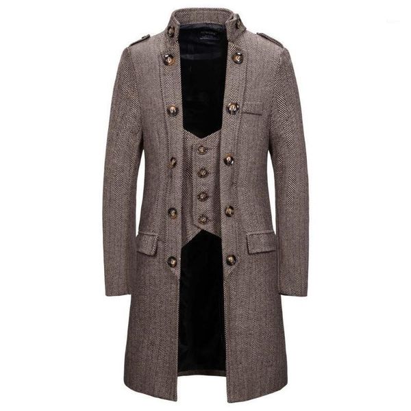 new jackets men's overcoat autumn long coats casual trench new fashion male warm long patchwork color trim outwear coat clothes1, Black;brown
new jackets men's overcoat autumn long coats casual trench new fashion male warm long patchwork color trim outwear coat clothes1, Black;brown