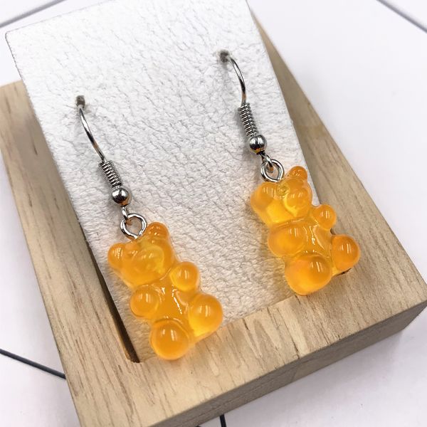 cartoon cute resin dangle earrings colorful animal bear drop earring candy color kids gifts, Silver
cartoon cute resin dangle earrings colorful animal bear drop earring candy color kids gifts, Silver