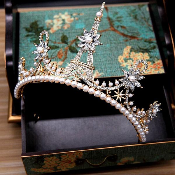 rose life baroque bridal tiara alloy rhinestone pearl elegant bridal crown wedding hair accessories, Golden;silver
rose life baroque bridal tiara alloy rhinestone pearl elegant bridal crown wedding hair accessories, Golden;silver