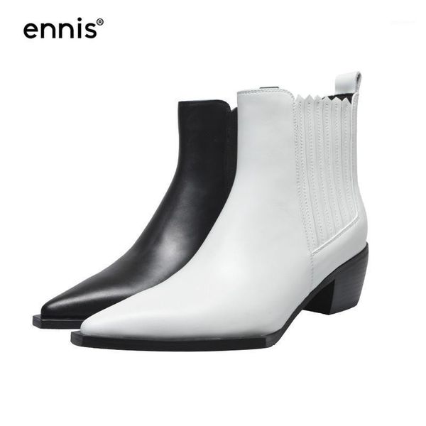 ennis 2020 designer boots square high heel women boots genuine leather pointed toe autumn winter chunky white shoes a91201, Black
ennis 2020 designer boots square high heel women boots genuine leather pointed toe autumn winter chunky white shoes a91201, Black