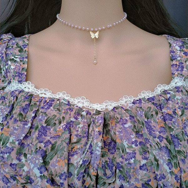 chokers kpop vintage gothic fairy butterfly pendant pearl clavicle short choker necklace for women egirl fancy dress party jewelry, Golden;silver
chokers kpop vintage gothic fairy butterfly pendant pearl clavicle short choker necklace for women egirl fancy dress party jewelry, Golden;silver