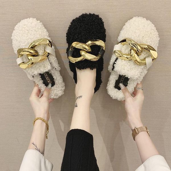 shoes woman 2020 female slippers low luxury slides fur flip flops new designer flat soft plush rome fabric retro basic with fur, Black
shoes woman 2020 female slippers low luxury slides fur flip flops new designer flat soft plush rome fabric retro basic with fur, Black