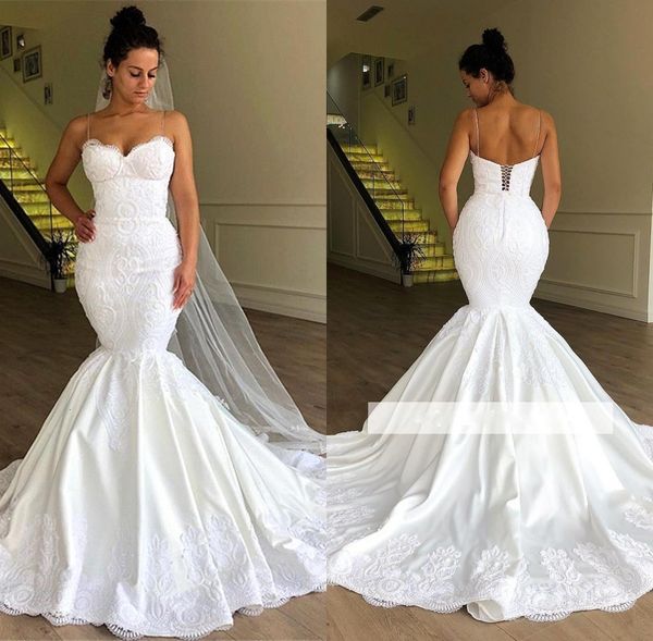 2021 new corset mermaid to girdle wedding gowns apply lace dress novice sweeping african girls 6pjp, White
2021 new corset mermaid to girdle wedding gowns apply lace dress novice sweeping african girls 6pjp, White