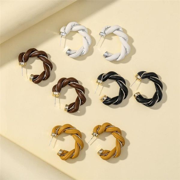 bacolod leather big hoop earrings for women 2021 winter fashion party birthday wedding jewelry&accessories black coffee earring, Golden;silver
bacolod leather big hoop earrings for women 2021 winter fashion party birthday wedding jewelry&accessories black coffee earring, Golden;silver