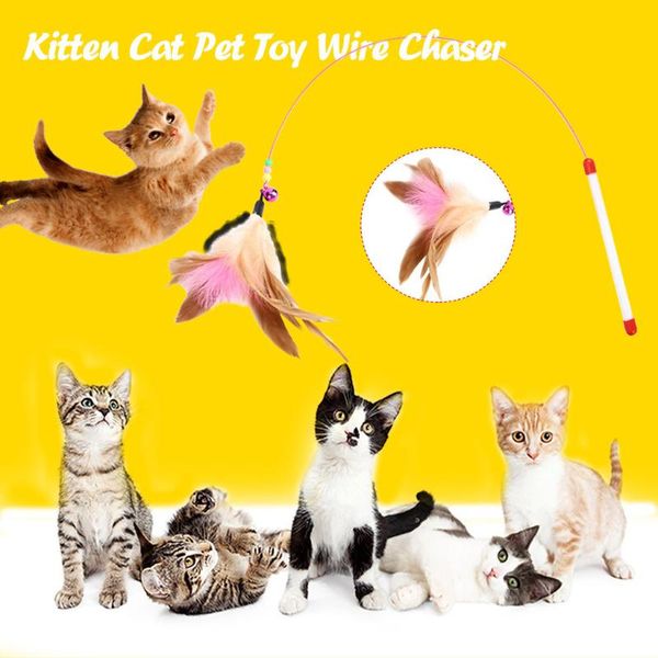 kitten cat prt toy wire chaser fun cat feather dangler bell wand teaser rod play pet game toys fh5
kitten cat prt toy wire chaser fun cat feather dangler bell wand teaser rod play pet game toys fh5