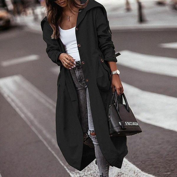 fd678 spot 2021 autumn and winter new temperament niche personality casual large lapel mid-length trench coat 01um#, Tan;black
fd678 spot 2021 autumn and winter new temperament niche personality casual large lapel mid-length trench coat 01um#, Tan;black