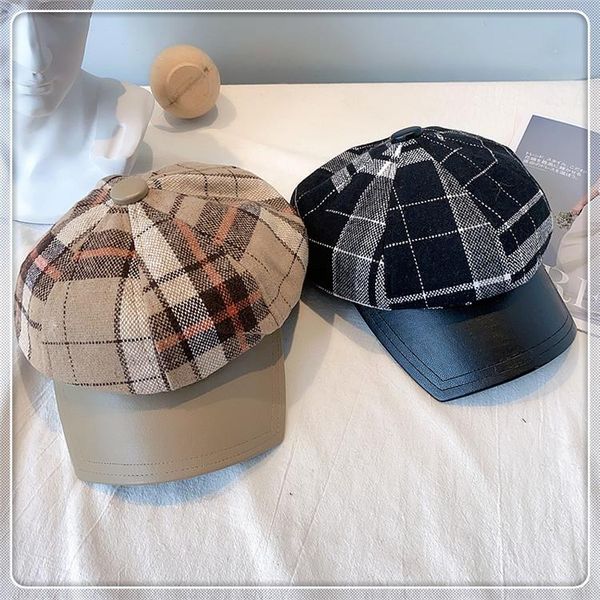 stingy brim hats 202101-js spring plaid pu leisure octagonal hat men women visors cap, Blue;gray
stingy brim hats 202101-js spring plaid pu leisure octagonal hat men women visors cap, Blue;gray