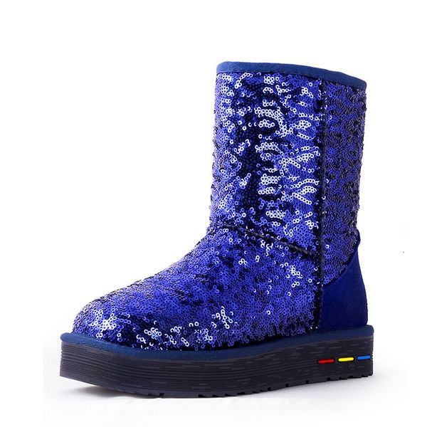 sequined cloth ankle boots glitter snow boots women's fur thick warm flat platform cotton winter shoes. xdx-001, Black
sequined cloth ankle boots glitter snow boots women's fur thick warm flat platform cotton winter shoes. xdx-001, Black