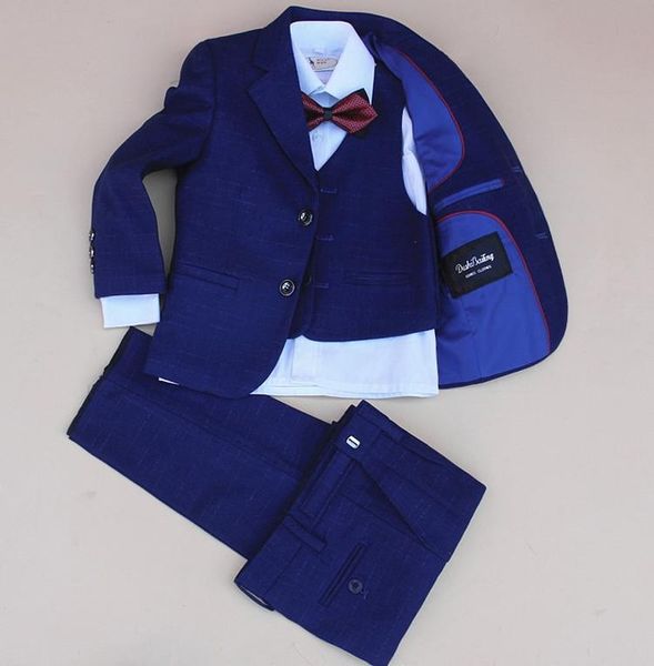new kids 3pcs vest+pant+blazer suit for boys formal party dress suit with bowtie flower boys wedding dance performance suit, Blue;gray
new kids 3pcs vest+pant+blazer suit for boys formal party dress suit with bowtie flower boys wedding dance performance suit, Blue;gray