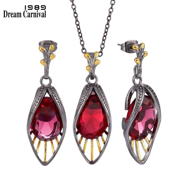 dreamcarnival 1989 pendant necklace earings jewelry set for women solar red water drop zircon holiday christmas gift ep3988s2 201222, Slivery;crystal
dreamcarnival 1989 pendant necklace earings jewelry set for women solar red water drop zircon holiday christmas gift ep3988s2 201222, Slivery;crystal