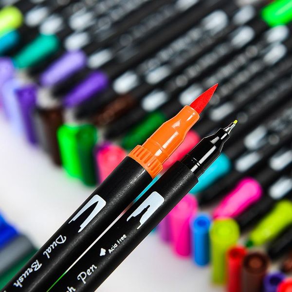 noverty fineliner drawing painting watercolor art marker pens dual tip brush pen school supplies 12 18 24 36 48 72 100pcs 04350 h wmtuid, Black;red
noverty fineliner drawing painting watercolor art marker pens dual tip brush pen school supplies 12 18 24 36 48 72 100pcs 04350 h wmtuid, Black;red