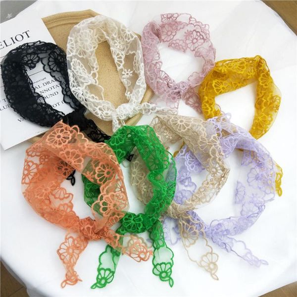 lace triangular binder spring summer temperament fashion allmatch neckerchief small silk scarf headscarf package belt decoration, Blue;gray
lace triangular binder spring summer temperament fashion allmatch neckerchief small silk scarf headscarf package belt decoration, Blue;gray