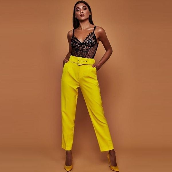 white suit pants woman high waist pants sashes pockets office ladies fashion middle aged pink yellow, Black;white
white suit pants woman high waist pants sashes pockets office ladies fashion middle aged pink yellow, Black;white