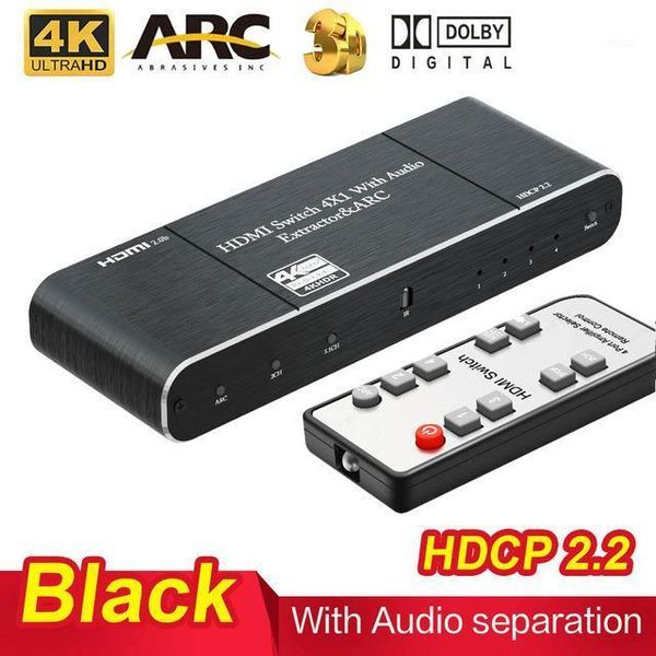 audio cables & connectors switch 4k 60hz uhd video adapter 4 in 1 out splitter extractor with optical spdif l/r out1
audio cables & connectors switch 4k 60hz uhd video adapter 4 in 1 out splitter extractor with optical spdif l/r out1