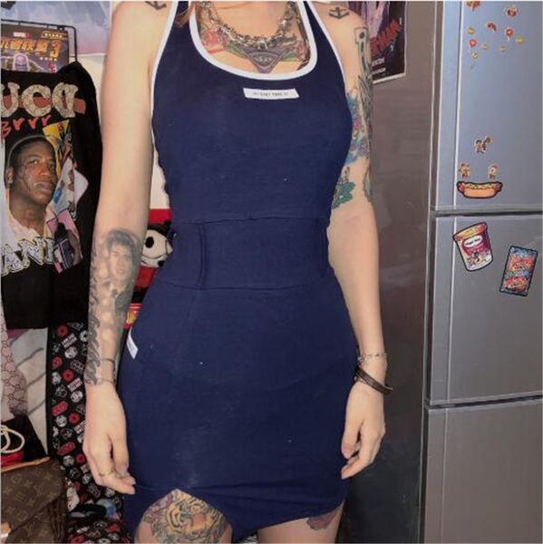 new summer women's dress with halter neck u-neck mid-waist split-end dress party queen tight-fitting and showing body must-have s-l, Black;gray
new summer women's dress with halter neck u-neck mid-waist split-end dress party queen tight-fitting and showing body must-have s-l, Black;gray