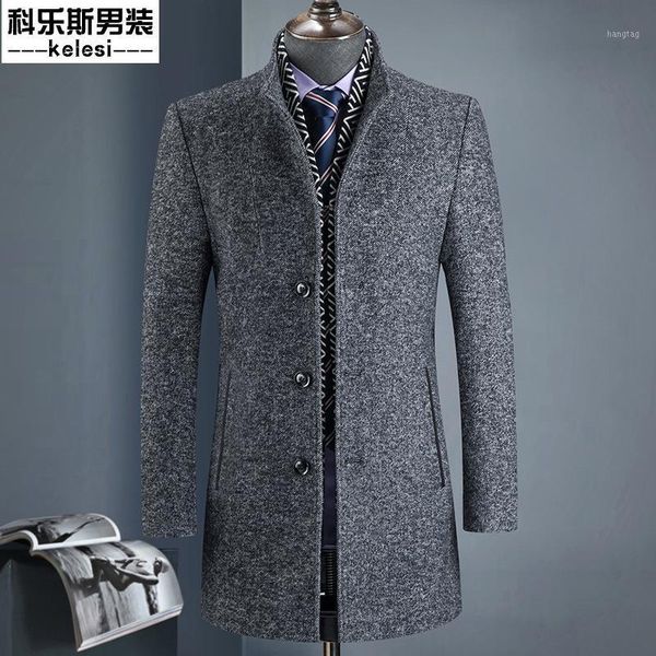 corus new winter men's woolen coat casual men's medium long woolen slim standing collar coat kaz8281, Black
corus new winter men's woolen coat casual men's medium long woolen slim standing collar coat kaz8281, Black