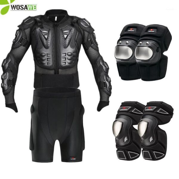elbow & knee pads wosawe sports back support jacket snowboard cycling motorcycle guard brace protective gear chest ski protection adult1, Black;gray
elbow & knee pads wosawe sports back support jacket snowboard cycling motorcycle guard brace protective gear chest ski protection adult1, Black;gray