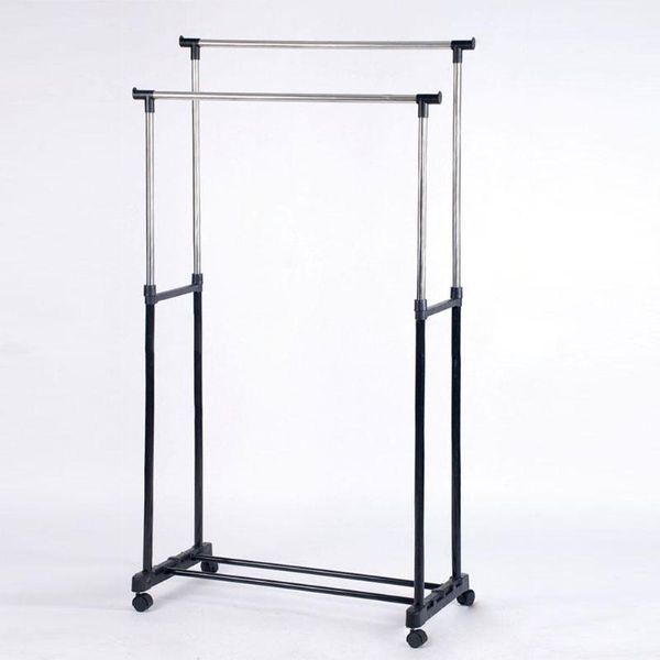 double pole standing adjustable stainless steel holder drying rack 
double pole standing adjustable stainless steel holder drying rack