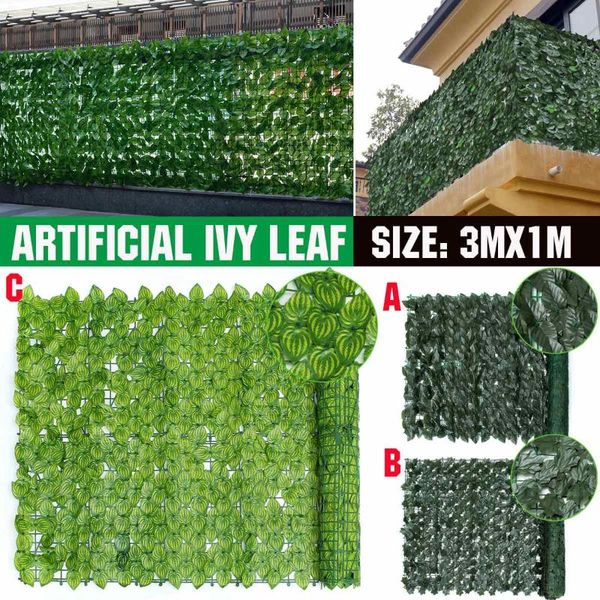 decorative flowers & wreaths 3mx1m artificial leaf privacy fence roll wall landscaping screen outdoor garden backyard balcony
decorative flowers & wreaths 3mx1m artificial leaf privacy fence roll wall landscaping screen outdoor garden backyard balcony