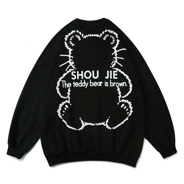 2021 new hip hop streetwear sweatshirt mens flame chain bear print harajuku hoodie fw winter long sleeve pullover cotton raob, Black
2021 new hip hop streetwear sweatshirt mens flame chain bear print harajuku hoodie fw winter long sleeve pullover cotton raob, Black